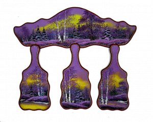 Панно на стену Зима 50*17см, 12,5*26см