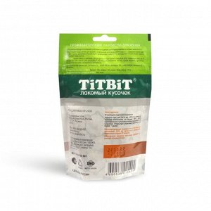 Хрустящие подушечки TitBit для кошек, для выведения шерсти, с говядиной, 60 г