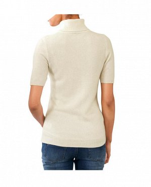 1к Heine - Best Connections  Пуловер, белый  Соло или с пиджаком - подойдет для любого повода. Водолазка класса люкс - благородная пряжа из 100% кашемира. Узкий воротник-гольф резиночной вязкой. Края 
