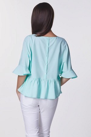 Блузка Франсуаза №3.Цвет:светло-зеленый