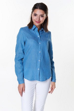 Рубашка Джинса.Цвет:синий