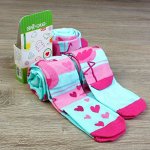 Колготки детские &quot;Фламинго&quot; рост 98-104 см, 3-4 лет, 80% хл.,17% п/а, 3% эл.
