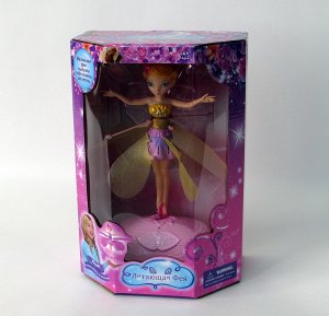 Оригинальная летающая фея Flying Fairy с подсветкой и музыкой, цвет желтый