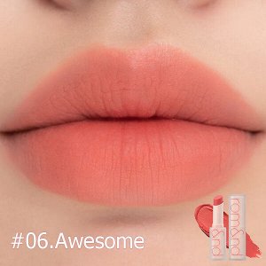 Лёгкая матовая помада для губ Rom&nd Zero Matte Lipstick #06.Awesome, 3гр
