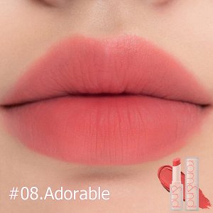 Лёгкая матовая помада для губ Rom&nd Zero Matte Lipstick #08.Adorable, 3гр