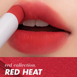 Лёгкая матовая помада для губ Rom&nd Zero Matte Lipstick #17.Red Heat, 3гр