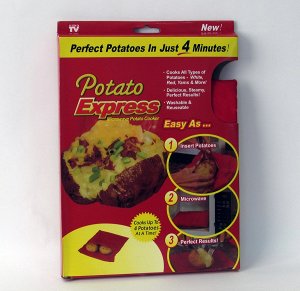 Мешочек для запекания картофеля в микроволновой печи Potato Express плотный