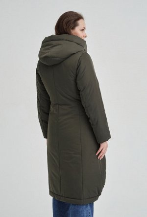 Пальто. Цвет: Хаки