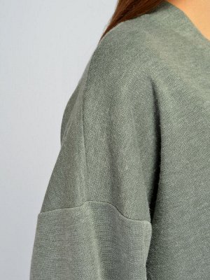 Кардиган. Цвет: оливковый