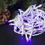 НИТЬ, 5 м, Н.Б. LED-50-220V, 8 режимов, ФИОЛЕТ