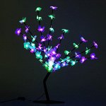 Светодиодный куст улич. 0,65 м, &quot;Цветок сакуры&quot;, 50 LED, 220V, моргает RG/RB