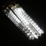 Гирлянда &quot;Сосульки Спираль&quot;, Ш:2,4, В:0,3 м, 2W УМС, Н.С.,SMD LED-144-220V, БЕЛЫЙ