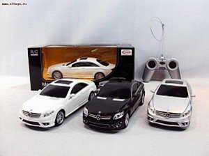 Ср7174 34200-RASTAR--Машина р/у RASTAR Mercedes CL63 AMG 1:24 со светом, цвет в ассорт.,кор.18см