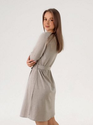 Платье. Цвет: Серо-розовый