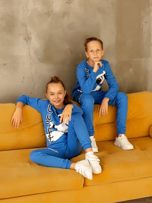 Костюм. Цвет: Тёмно-Голубой