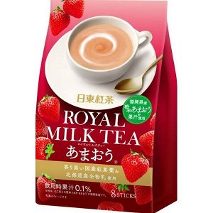 ROYAL Milk Tea - чай с молоком и клубникой префектуры Фукуока