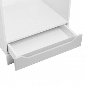 Шкаф напольный ШНД 600 под духовой шкаф Хельга, 600х500х820, Белый/Грей софт