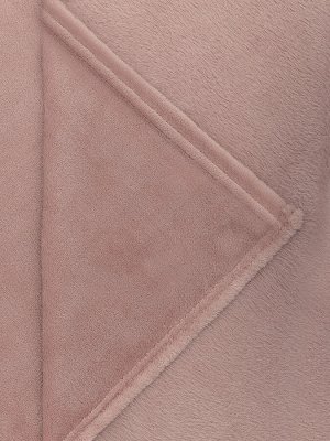 Плед пышный Absolute, плюшевый, фланелевый мягкий, однотонный, размер 150х200 см. Цвет: Розовая пудра