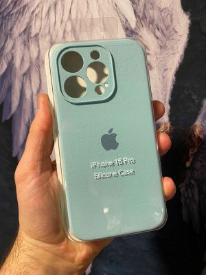 Силиконовый чехол Classic Iphone 15 Pro Max с защитой камеры цвет на выбор