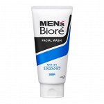 KAO Men`s Biore - Microscrub&quot; Мужская пенка-скраб для жирной кожи лица против акне с микроскрабом &quot;, 130 гр.