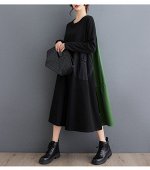 Платье с зеленой спинкой