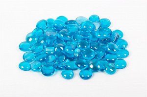Марблс стеклянные камни 17-19мм GLG-01/17 (02) 340гр синий