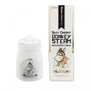 Молочный паровой крем Silky Creamy Donkey Steam Moisture Milky Cream, Elizavecca, 100мл