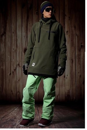 Анорак (куртка) мужской RUNNING RIVER G1255. 20т/20т. Зеленый
