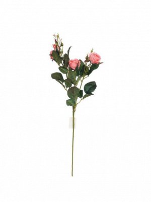 Роза чайная 72 см искусственная цвет розовый HS-6-23