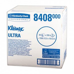 Бумага туалетная KIMBERLY-CLARK Kleenex,КОМПЛЕКТ 36шт,Ultra,