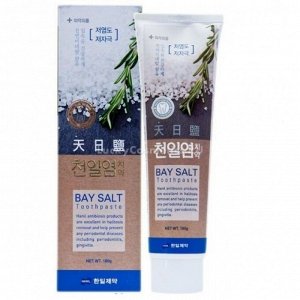 Зубная паста c морской солью 'Bay salt' 180мл /Корея1/50
