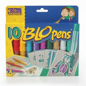 Фломастеры воздушные CENTROPEN "Blopens Cool Colours", 10 цв