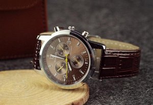 Часы Кварцевые часы с кожаным ремешком,серии высокого класса