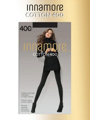 Колготки Innamore COTTON 400 неро 5