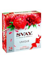 Чай Svay черный, зеленый Ассорти UNIQUE 24пирамидки