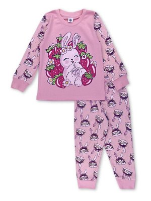 Пижама Страна: Узбекистан
Материал: Интерлок
Состав: Хлопок 100%
Цвет: Розовый
Рисунок: Зайка

Замечательная пижама для девочки, сшитая из 100% хлопка - интерлока. По вороту, на рукавах кофты и по н