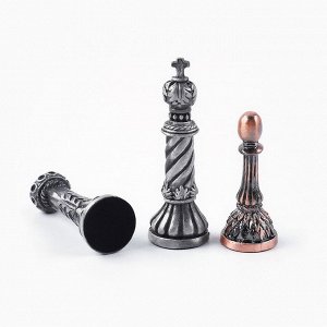 Шахматные фигуры сувенирные, h короля-8 см, пешки-5.6 см, d=2 см