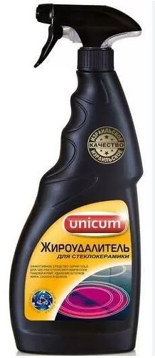 UNICUM Средство для чистки стеклокерамических плит 500гр