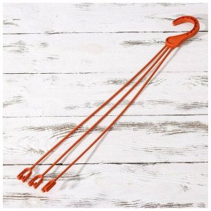 IDEA Держатель подвесной для кашпо, Терракотовый, полипропилен, 47x6x1 см