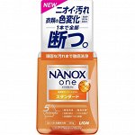 Lion &quot;NANOX one Standard&quot; Высококонцентрированный гель для стирки, особо стойкие загрязнения, бутылка с мерным колпачком, 380гр