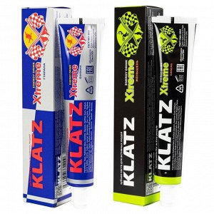 Клатц Набор зубных паст Xtreme Energy Drink: гуарана 75 мл + женьшень 75 мл (Klatz, Xtreme Energy Drink)