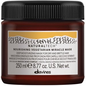 Давинес Интенсивно питающая маска "Вегетарианское чудо" Vegetarian Miracle Mask, 250 мл (Davines, Natural Tech)