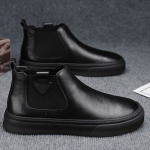 Мужские демисезонные ботинки-челси, черный