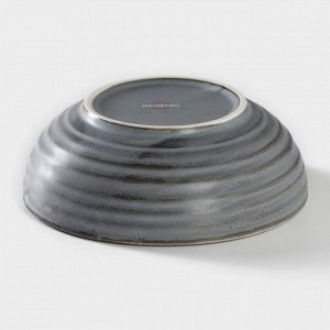 Салатник Magistro Urban, 600 мл, d=16 см, фарфор, серый
