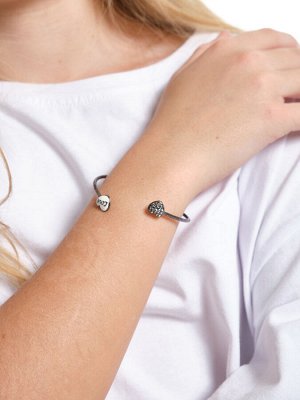 Браслетик "Love" PR3044(2)темн серебро