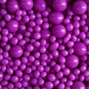 Посыпка неоновая мягкая: фиолетовая, 25 г.
