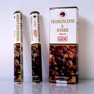 Благовония Ppure PPH012 FRANKINCENSE and MYRRH Hexa аромапалочки