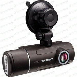 Видеорегистратор ARTWAY  AV-537 FullHD, 1920x1080, обзор 170°, экран 2.8", 3 камеры