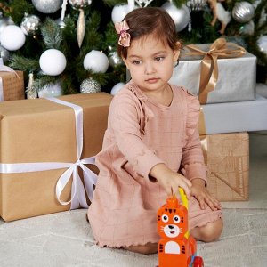 Конструктор детский Talky Blocks кнопочка Тигренок 2823