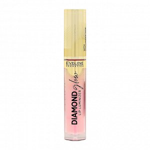 EVELINE DIAMOND GLOW LIP LUMINIZER Блеск для губ с гиалуроновой кислотой 4,5мл №02